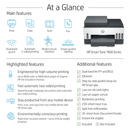 HP Smart Tank 7602 All-in-One