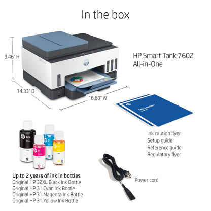 HP Smart Tank 7602 All-in-One