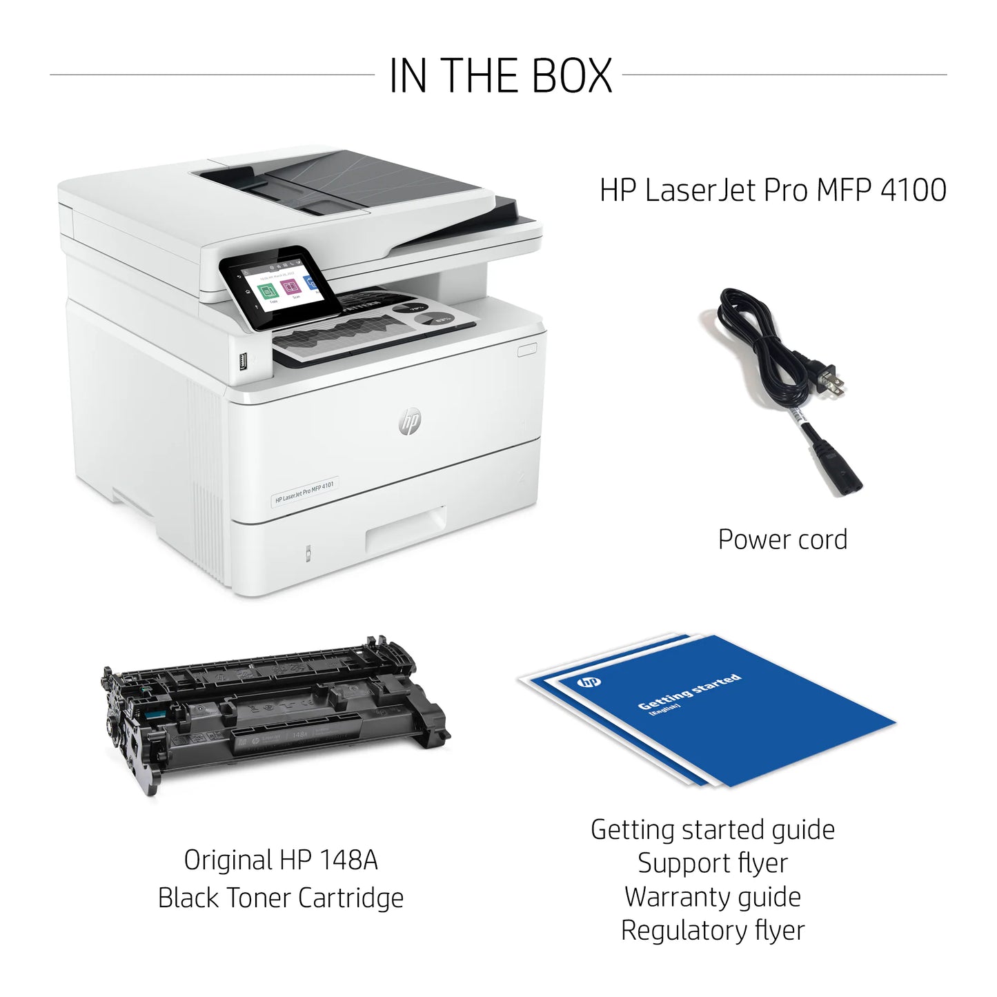 HP LaserJet Pro MFP 4101fdw Wireless Printer with Fax