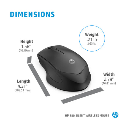 HP 280 Silent Wireless Mouse